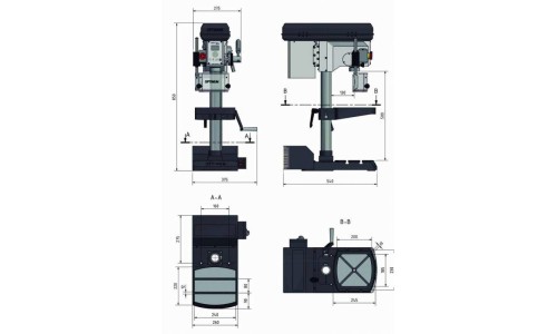 Taladro de columna OPTIMUM DH 18V