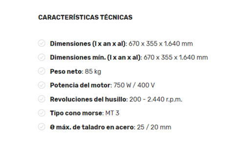 Taladre  de columna OPTIMUM D 26 PRO (400V)