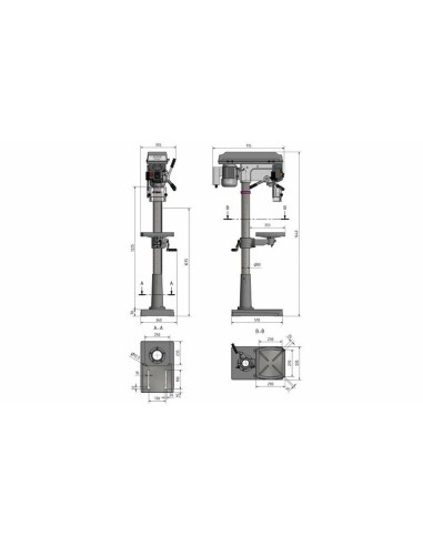 Taladre  de columna OPTIMUM D 23 PRO...