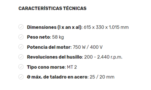 Taladro de Columna OPTIMUM D 23 PRO (400V)