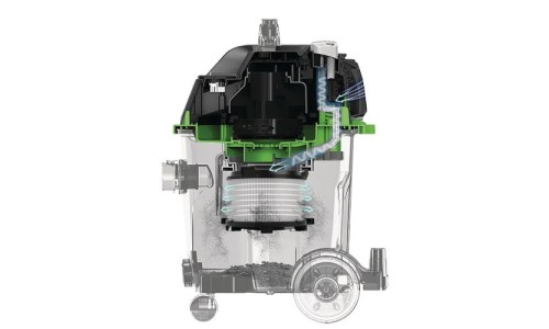 Aspirador para líquidos y partículas sólidas wetCAT 120 RH - CLEANCRAFT