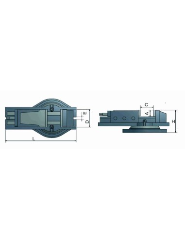 Mordassa hidraulica HMS 150 - OPTIMUM