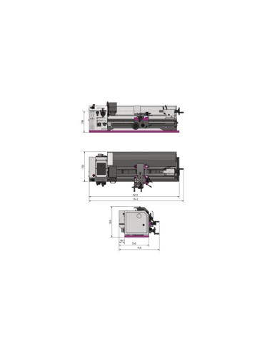 Torno de bancada TM 3110 - 400V -...