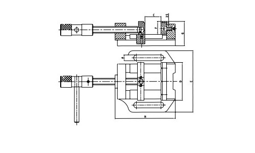 Mordassa Prismàtica FTX-075N-MT – Garra 80 x 27 mm