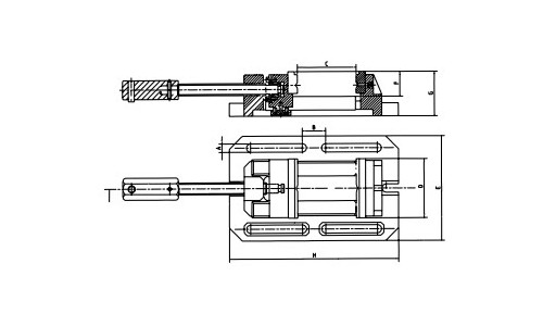 Mordassa Prismàtica FTX-140-MT – Garra 140 x 50 mm