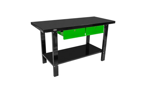 Mesa de trabajo acero JBM 2 cajones 800 kg