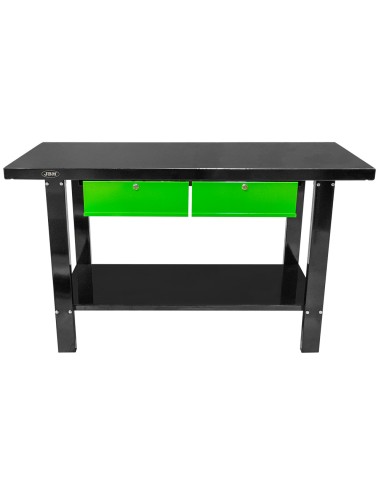 Mesa de trabajo acero JBM 2 cajones...