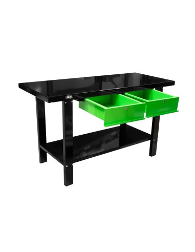 Mesa de trabajo acero JBM 2 cajones...