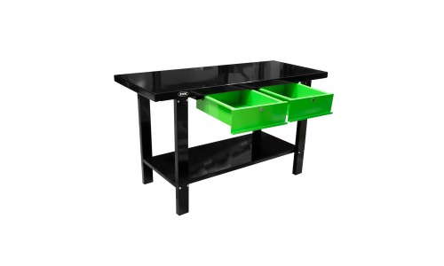 Mesa de trabajo acero JBM 2 cajones 800 kg