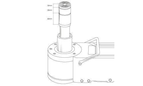 Gato oleoneumático carretilla telescópico  JBM 20/40T – Levantamiento industrial