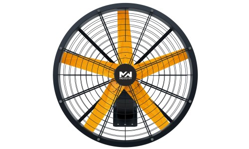 Ventilador industrial de pared METALWORKS VID900 O Ø900 mm – Oscilante