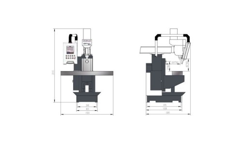 Fresadora d’Utillatge OPTIMUM MT 60 400V