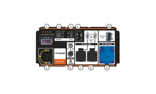 Generador Inverter Unicraft PG-I 80 SE