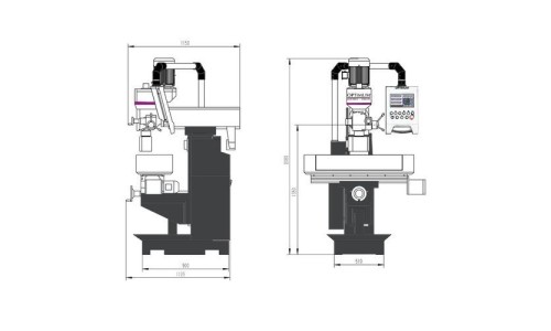 Fresadora de Torreta OPTIMUM MT 50