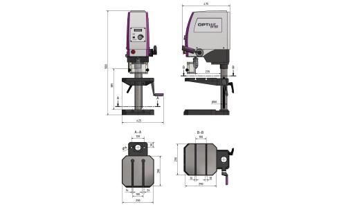Trepant de Sobretaula OPTIMUM DX15V