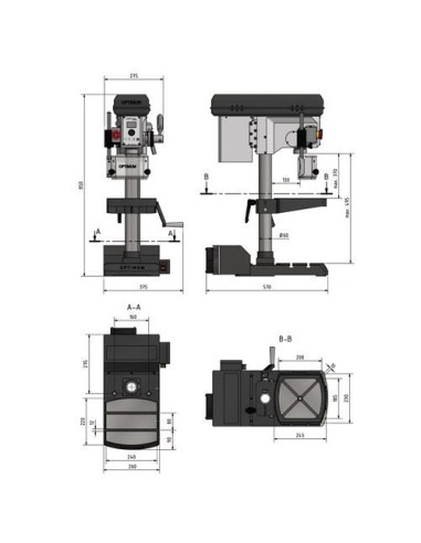 Trepant de Sobretaula OPTIMUM DX17V