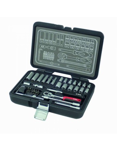 Maletín llaves de vaso B.TOOL BT1442