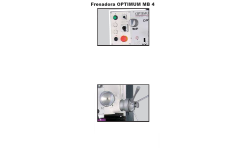 Fresadora Taladradora OPTIMUM MB4
