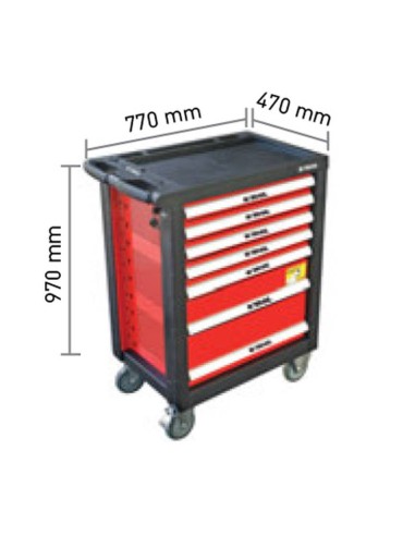 Carro de herramientas B.TOOL BTK 359W