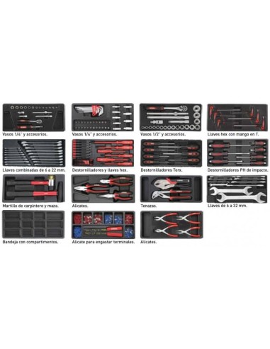 Carro de herramientas B.TOOL BTK 359W